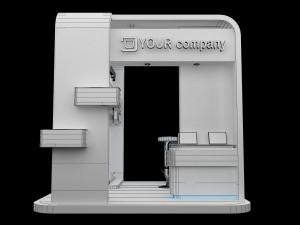 Booth Exhibition Stand a 87 3D Model