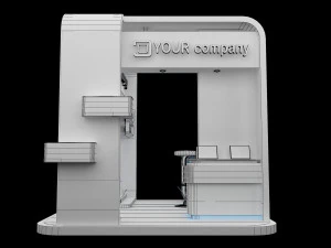 Booth Exhibition Stand a 87 3D Model