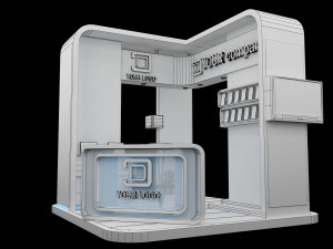 Booth Exhibition Stand a 87 3D Model
