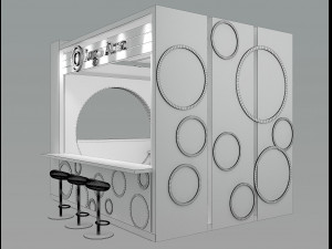Booth Exhibition Stand a 5 3D 模型