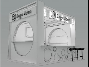 Booth Exhibition Stand a 5 3D 模型