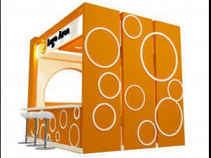 Booth Exhibition Stand a 5 3D 模型