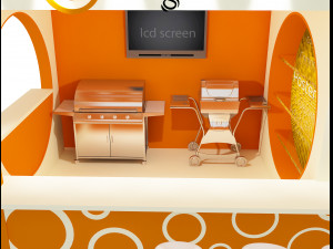 Booth Exhibition Stand a 5 3D 模型