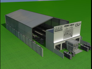 Booth Exhibition Stand a 52 Modelo 3D