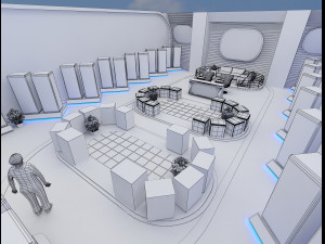 Booth Exhibition Stand a 68 3D 模型
