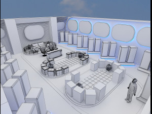 Booth Exhibition Stand a 68 3D 模型