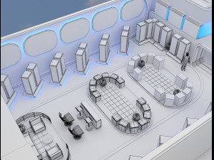 Booth Exhibition Stand a 68 3D 模型