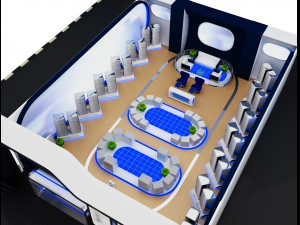 Booth Exhibition Stand a 68 3D 模型