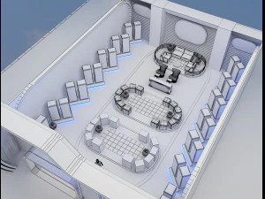 Booth Exhibition Stand a 68 3D Model