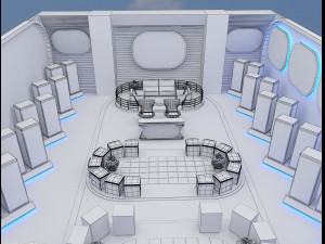 Booth Exhibition Stand a 68 3D 模型