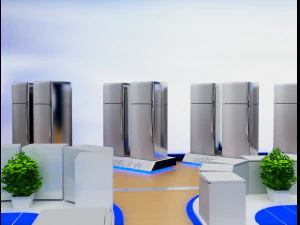 Booth Exhibition Stand a 68 3D Model