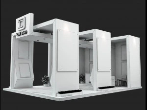 Booth Exhibition Stand a506 3D Model