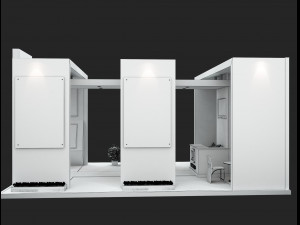 Booth Exhibition Stand a506 3Dモデル