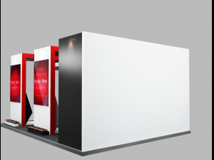 Booth Exhibition Stand a506 3Dモデル