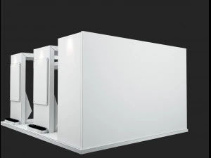 Booth Exhibition Stand a506 3D Model