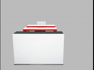 Booth Exhibition Stand a506 3D Model