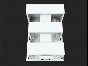 Booth Exhibition Stand a506 3D Model