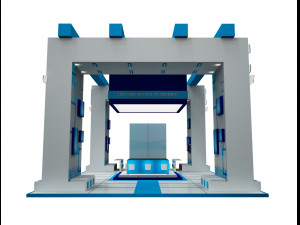 Booth Exhibition Stand a 507 Modelo 3D