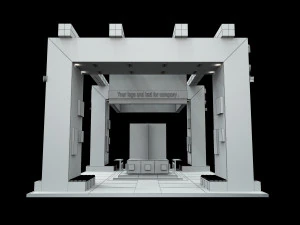 Booth Exhibition Stand a 507 3D Model