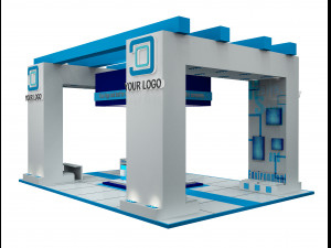 Booth Exhibition Stand a 507 3D 模型