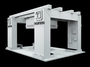 Booth Exhibition Stand a 507 3D 模型