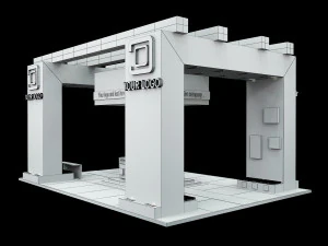 Booth Exhibition Stand a 507 3D Model