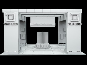Booth Exhibition Stand a 507 3D 模型