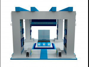 Booth Exhibition Stand a 507 3D 模型