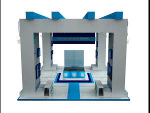 Booth Exhibition Stand a 507 3D Model
