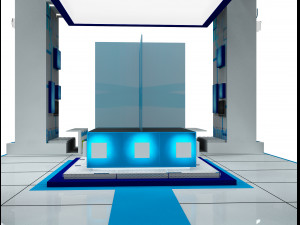 Booth Exhibition Stand a 507 3D 模型