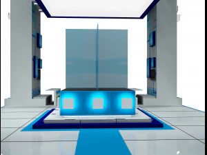 Booth Exhibition Stand a 507 3D Model