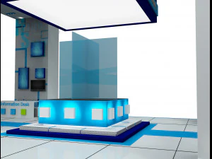 Booth Exhibition Stand a 507 3D Model