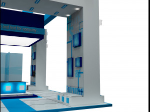 Booth Exhibition Stand a 507 3D 模型