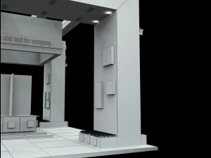 Booth Exhibition Stand a 507 3D Model