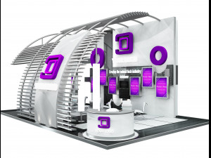 Booth Exhibition Stand a508 3D मॉडल