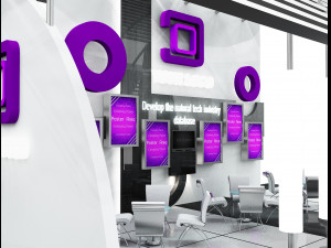 Booth Exhibition Stand a508 3D मॉडल