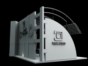 Booth Exhibition Stand a508 3D मॉडल