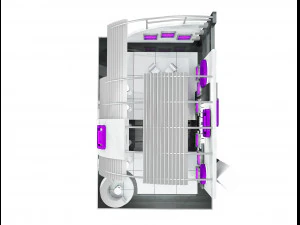 Booth Exhibition Stand a508 3D Model
