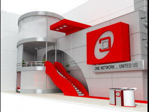 Booth Exhibition Stand a 509 3D Model