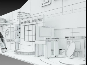 Booth Exhibition Stand a 509 3D Model
