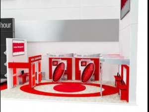 Booth Exhibition Stand a 509 3D Model