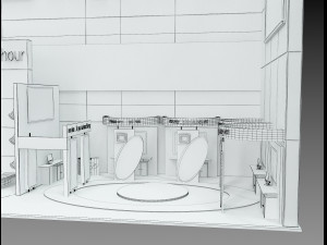 Booth Exhibition Stand a 509 3D Model