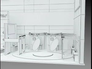 Booth Exhibition Stand a 509 3D Model