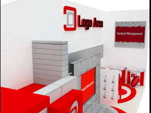 Booth Exhibition Stand a 509 3D Model
