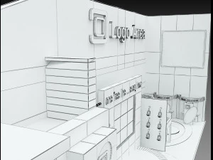Booth Exhibition Stand a 509 3D Model