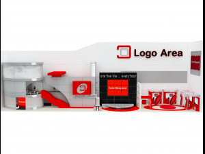 Booth Exhibition Stand a 509 3D Model