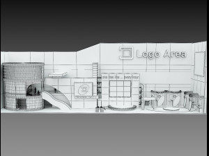 Booth Exhibition Stand a 509 3D Model
