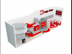 Booth Exhibition Stand a 509 3D Model