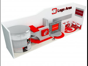 Booth Exhibition Stand a 509 3D Model