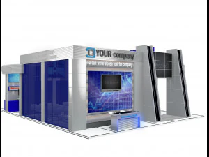 Booth Exhibition Stand a 510 3D Model